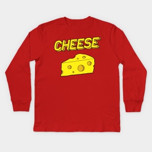 Cheese Kids Long Sleeve T-Shirt